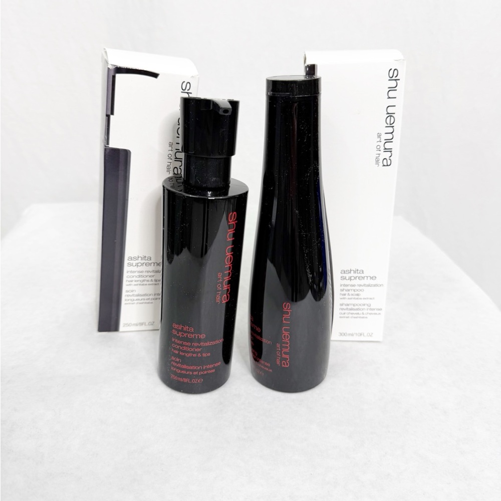 Shu Uemura Black & Red Ashita Supreme Hair Treatment Duo